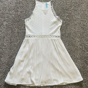 White Summer Dress - M